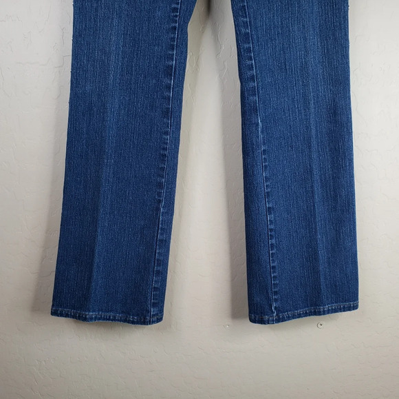 Michael Kors Womens Med Wash Side Studded Blue Denim Jeans Sz 4 - Picture 4 of 10